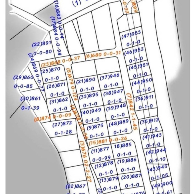 Chiang Mai House and Land Development Site Lot Plan