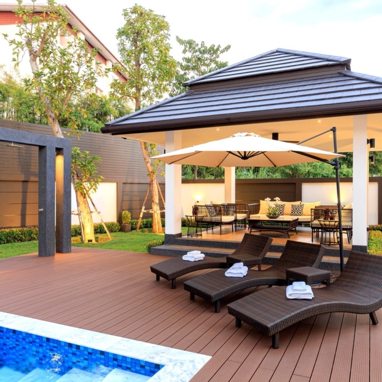 Luxury Pool Villa in Chiang Mai Pool Sun Deck