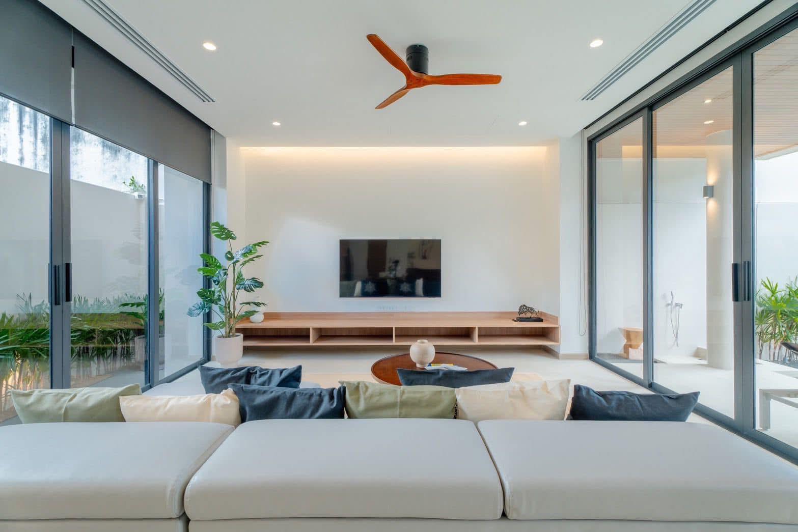 Phuket Tropical Pool Villa For Sale Family TV Room