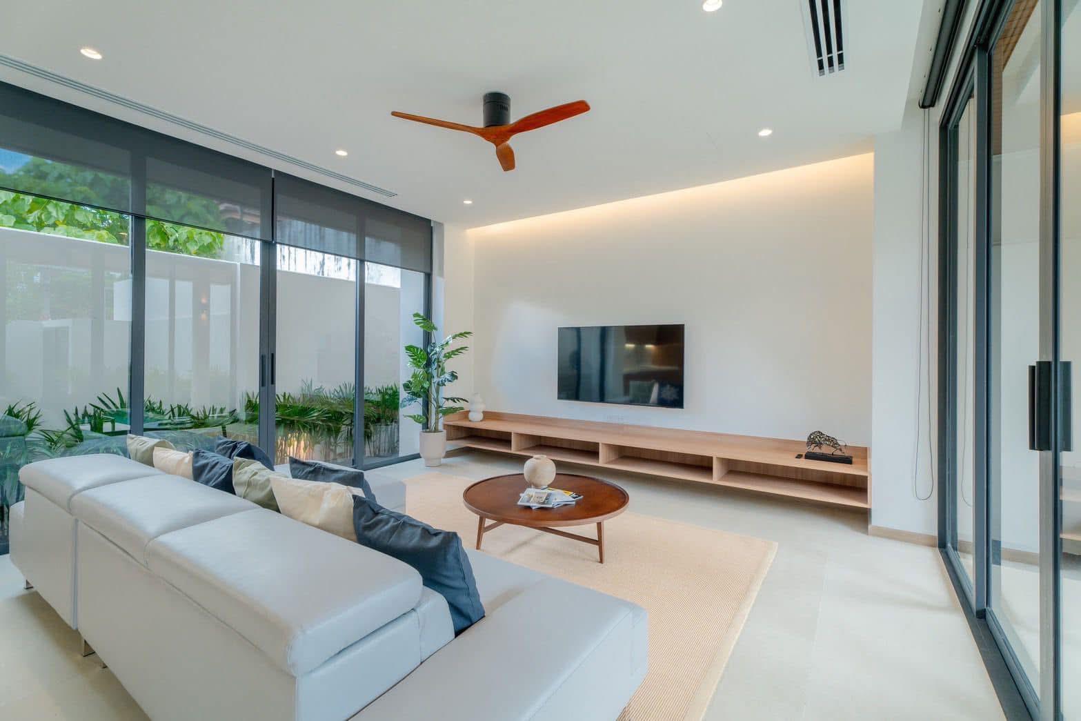 Phuket Tropical Pool Villa For Sale TV Area