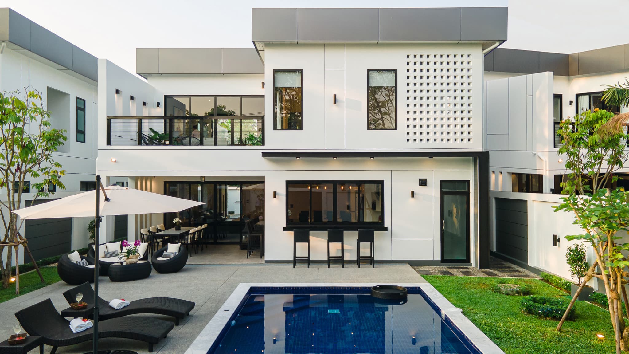 Modern 3-bedroom home for sale in Chiang Mai with mountain views