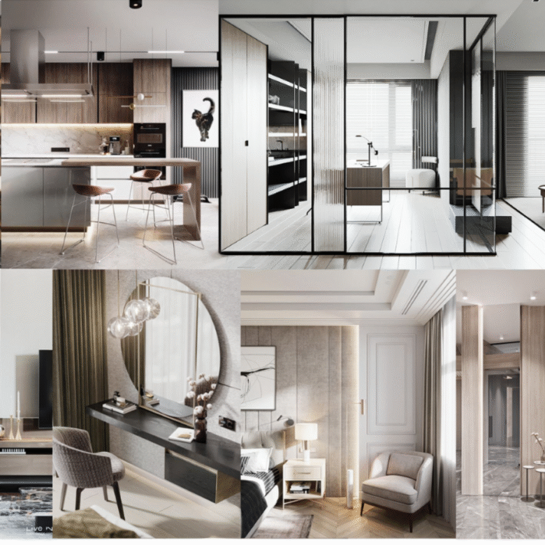 Interior design of the condo in Chiang Mai