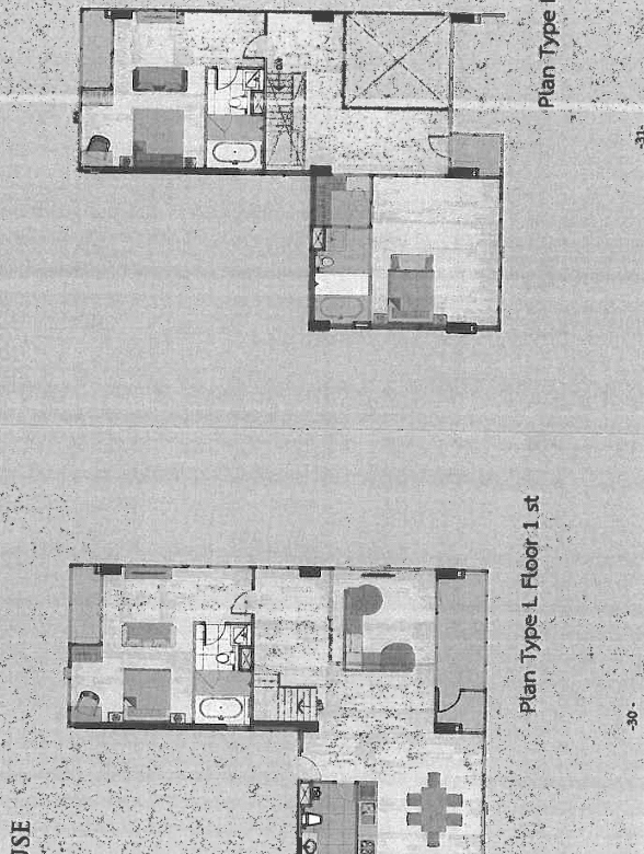 Floor plan of the condo in Chiang Mai