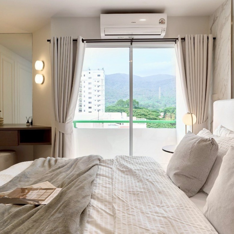 Hillpark Condo Chiang Mai - Bedroom with View