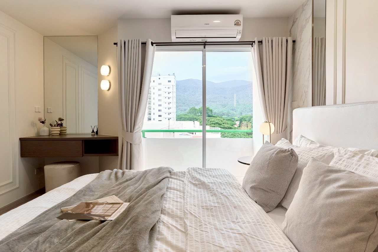 Hillpark Condo Chiang Mai - Bedroom with View